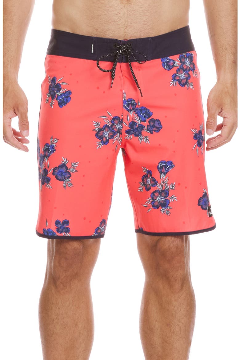 Surfsilk Scallop Board Shorts, Main, color, CORAL