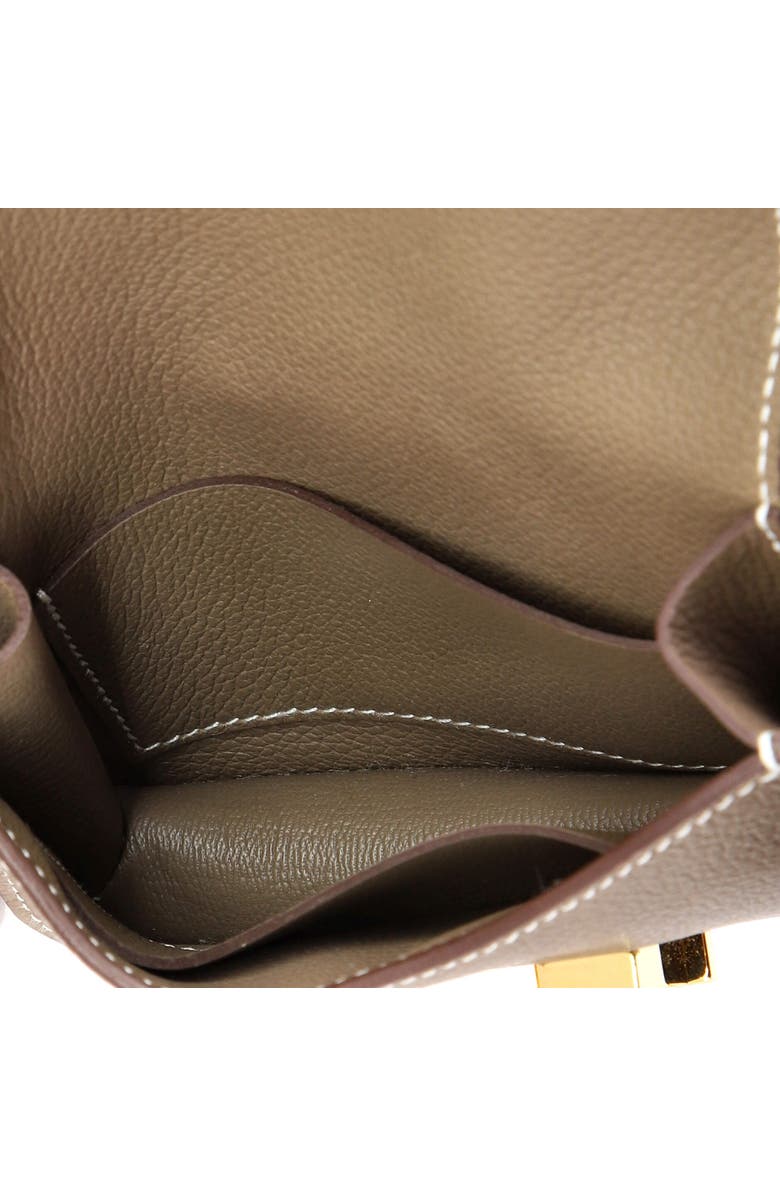 Pre-Owned Hermes Constance Slim Wallet Evercolor, Alternate, color, Etoupe