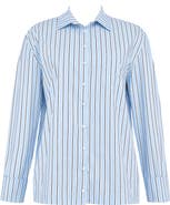 Mistress Rocks Stripe Boxy Button-Up Shirt