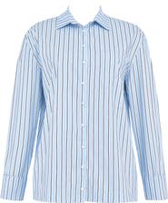 Mistress Rocks Stripe Boxy Button-Up Shirt