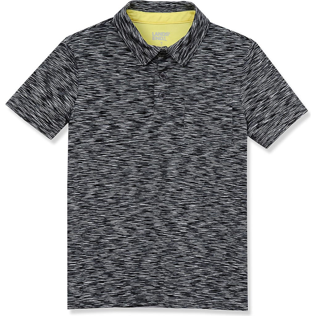 LANDS' END LANDS' END BOYS SHORT SLEEVE ATHLETIC POLO SHIRT