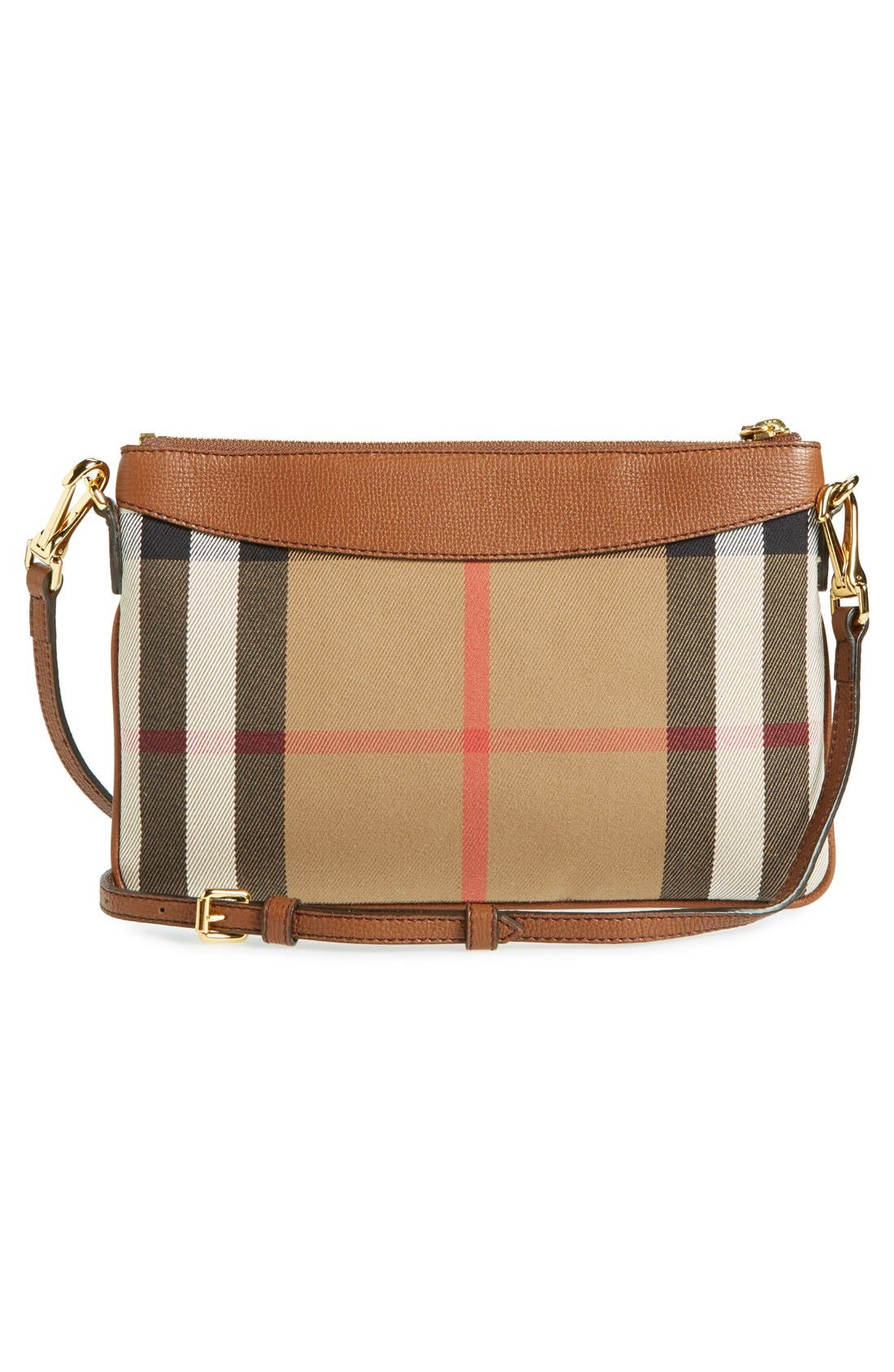 Burberry 'Peyton - House Check' Crossbody Bag, Alternate, color, 
