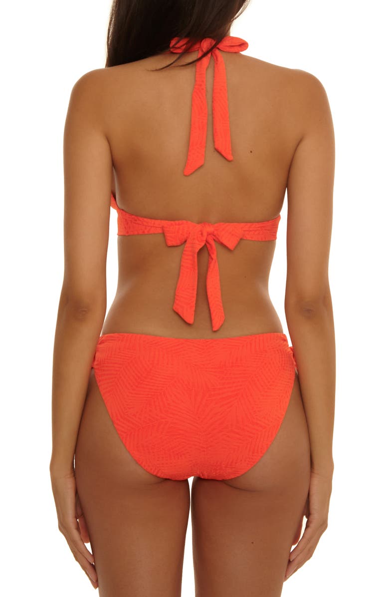 Trina Turk Golden Oasis Jacquard Bikini Top, Alternate, color, 