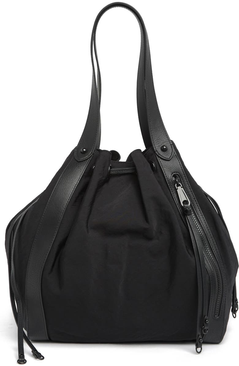 Rebecca Minkoff M.A.B. Nylon Bucket Bag, Main, color,