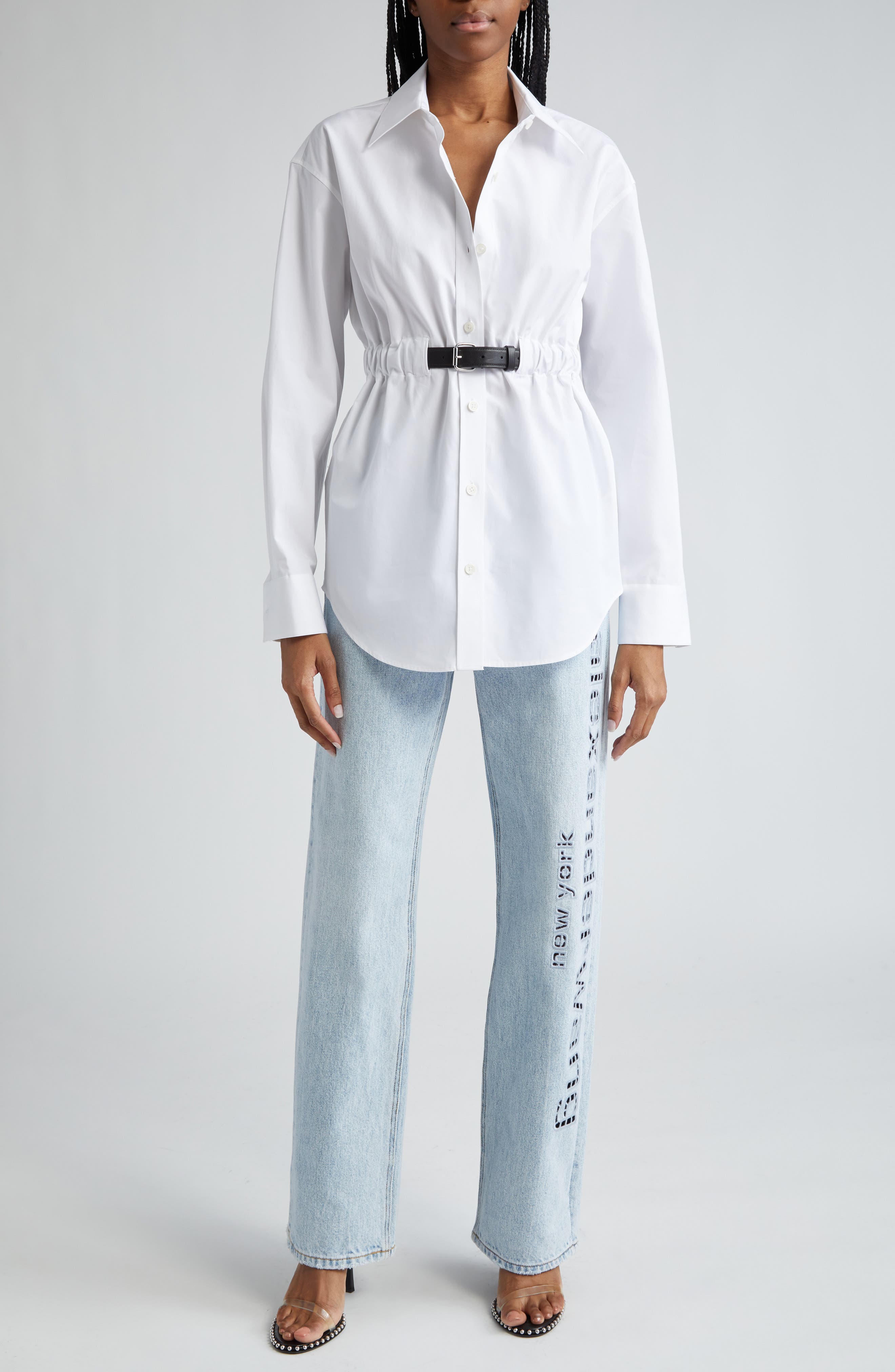 EZ Slouch Cutout Logo Jeans - image 2