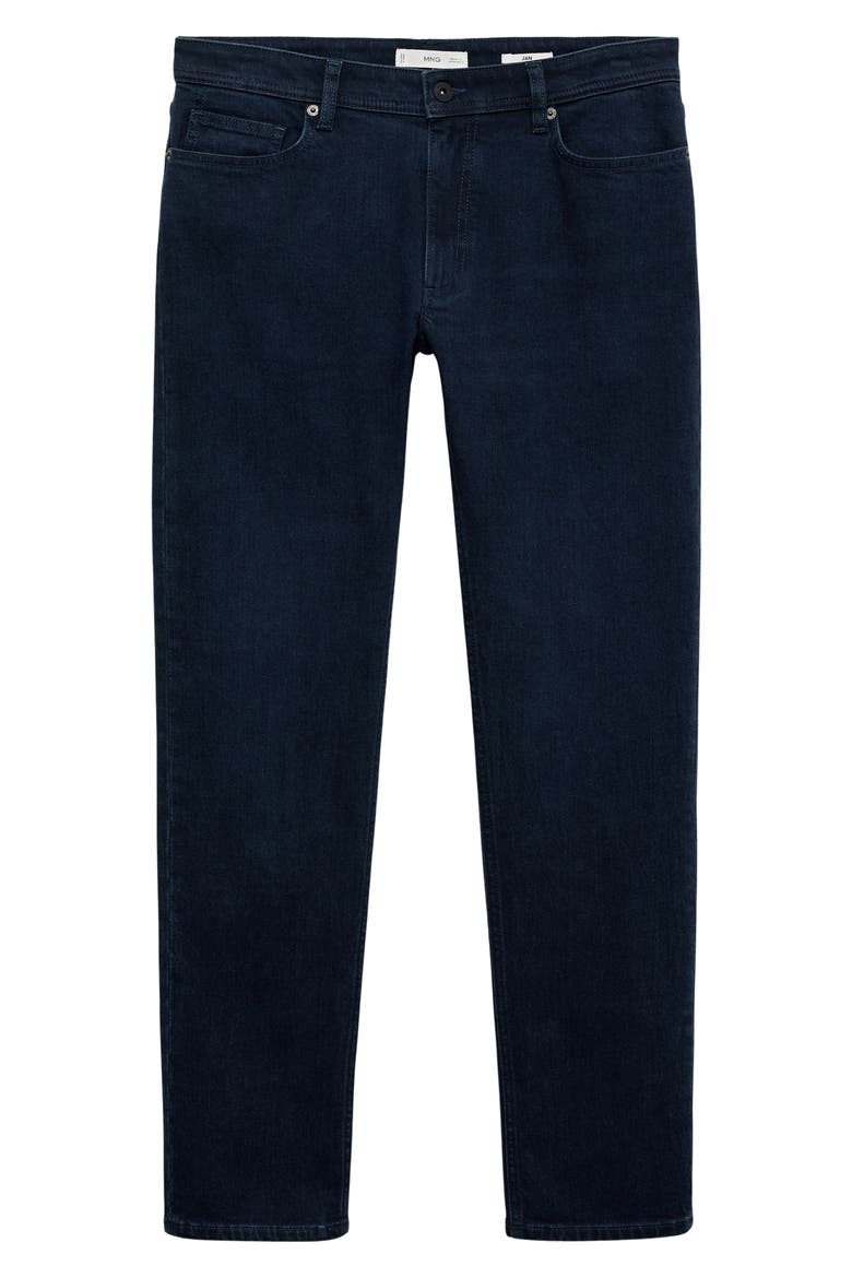 Jan Slim Fit Jeans, Alternate, color, DEEP DARK BLUE