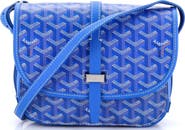 Pre-Owned Goyard Belvedere III Messenger Bag Coated Canvas with Leather PM