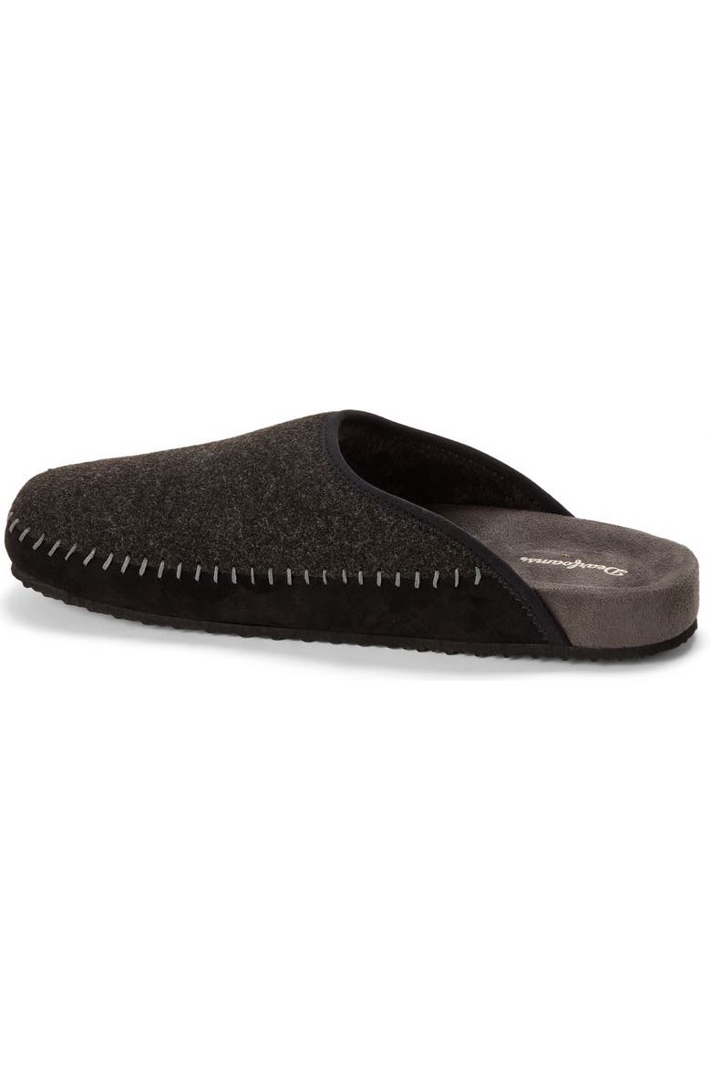 Dearfoams Peterson Scuff Slippers, Alternate, color, Black