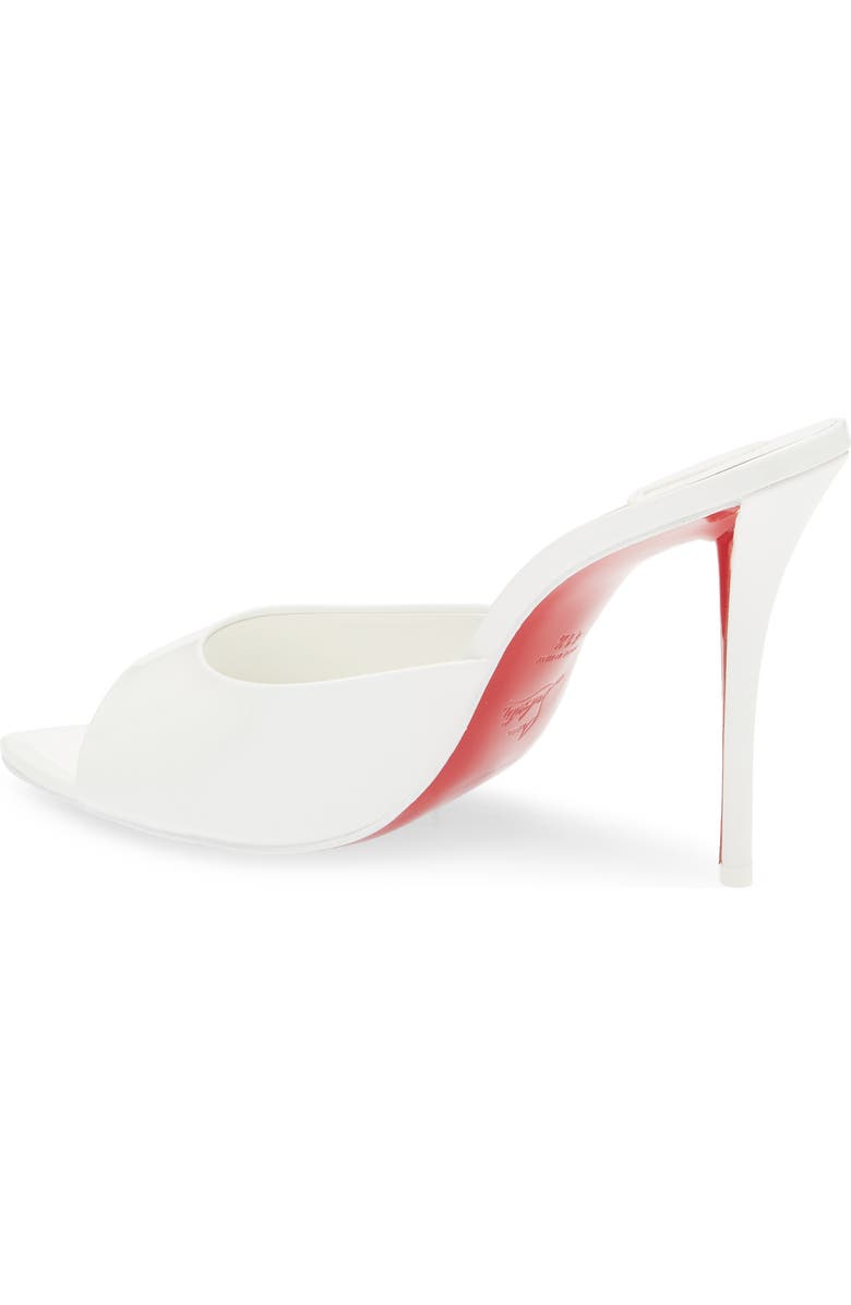 Christian Louboutin Miss Z Pointed Toe Sandal, Alternate, color, Bianco/ Bianco