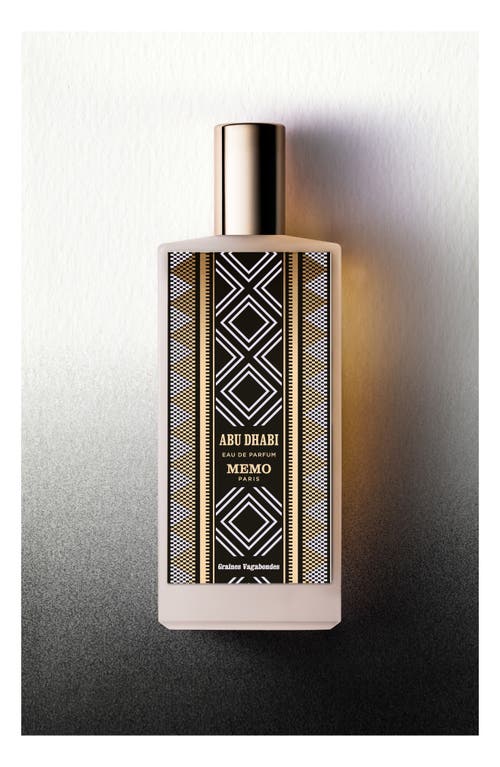 Memo Paris Abu Dhabi Eau De Parfum 2.54 Oz. In Multi