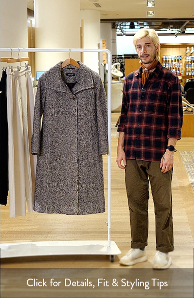 Herringbone Longline Coat, sales video thumbnail