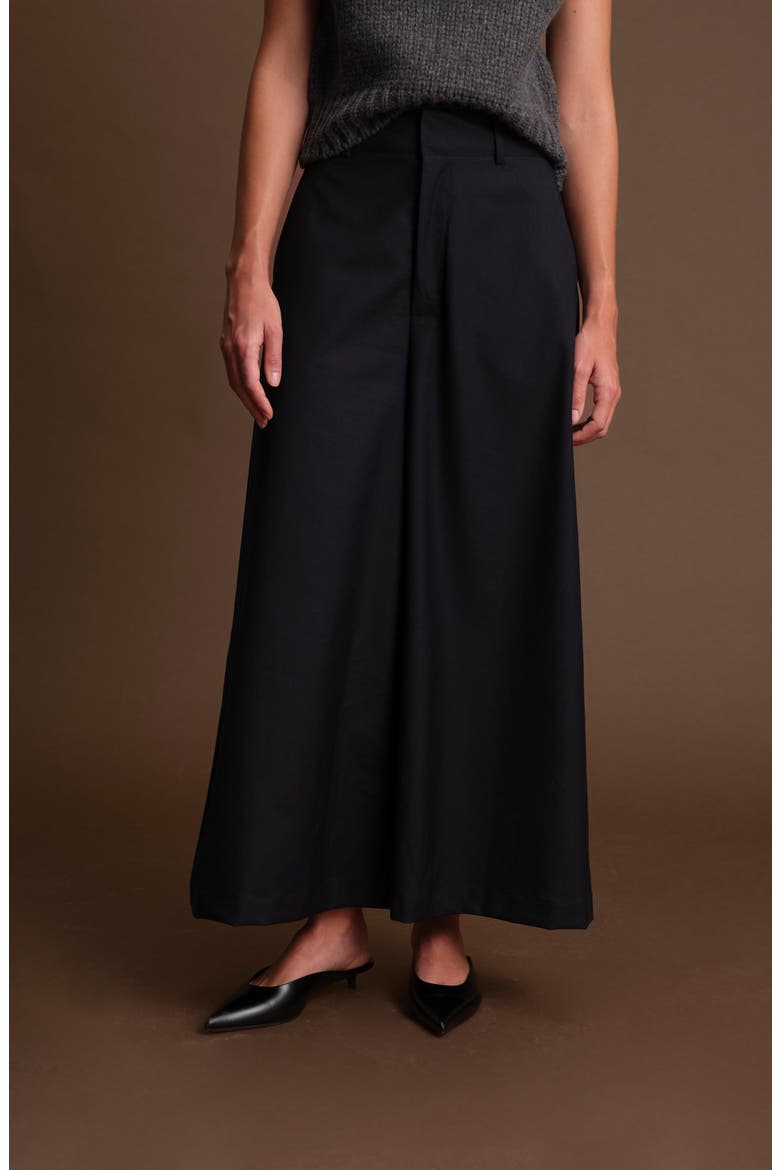 Martin Pleated Wide Leg Pants, Alternate, color, DARK BLUE