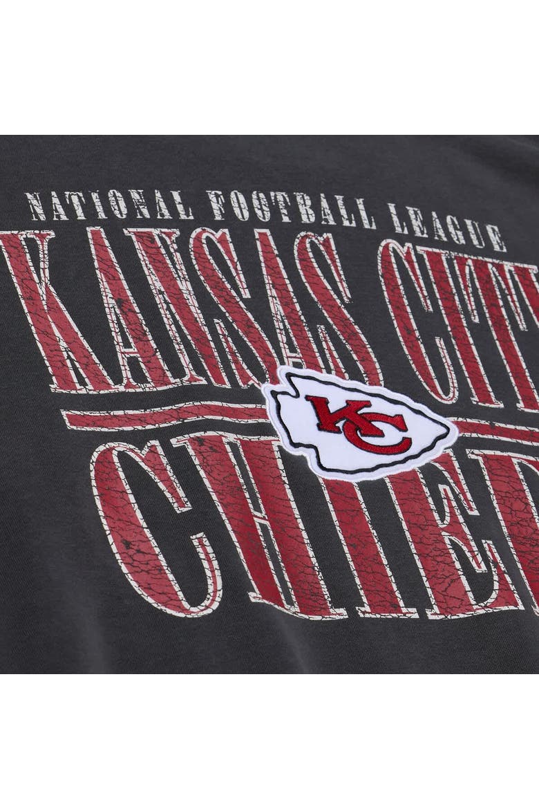 Men's Mitchell & Ness Black Kansas City Chiefs Downtown Collection Fleece Sweatshirt, Alternate, color, Black