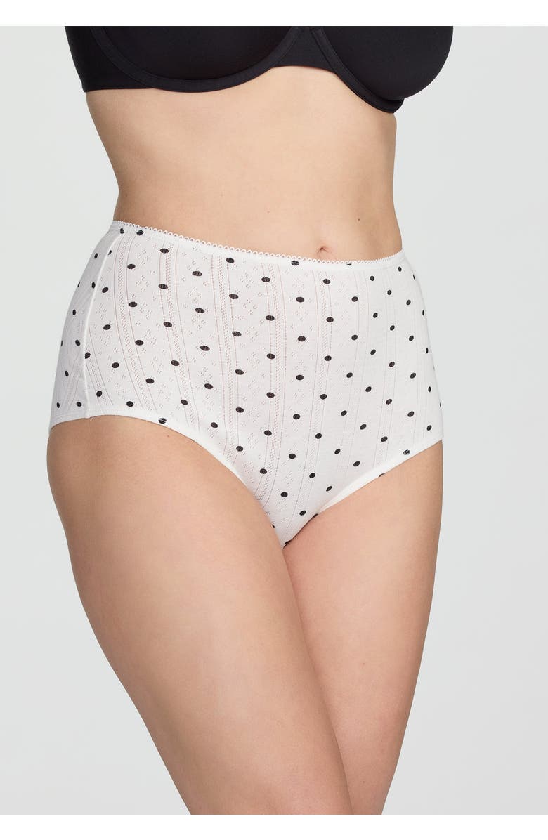 CUUP The Tap- Pointelle, Alternate, color, Salt Polka Dot