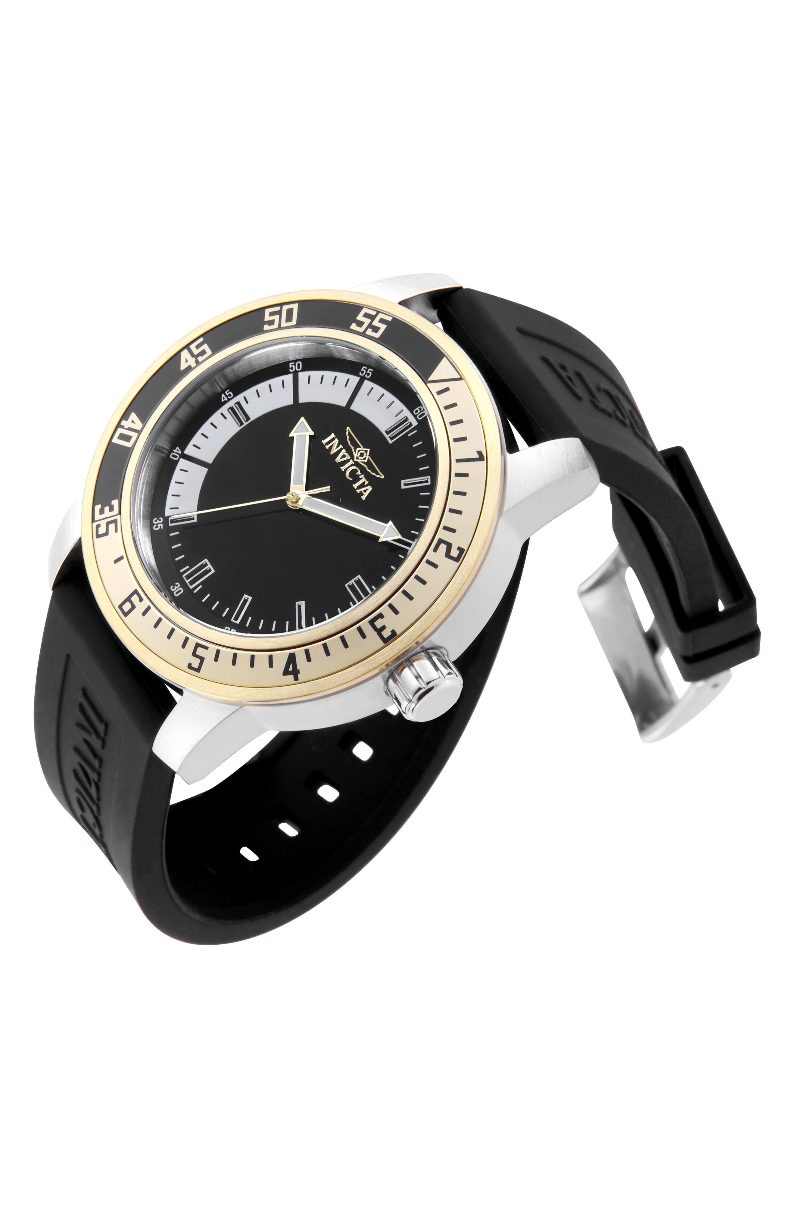 Specialty Silicone Strap Watch, 45mm