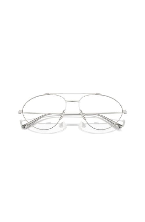 Ferrari 58mm Irregular Optical Glasses In Metallic