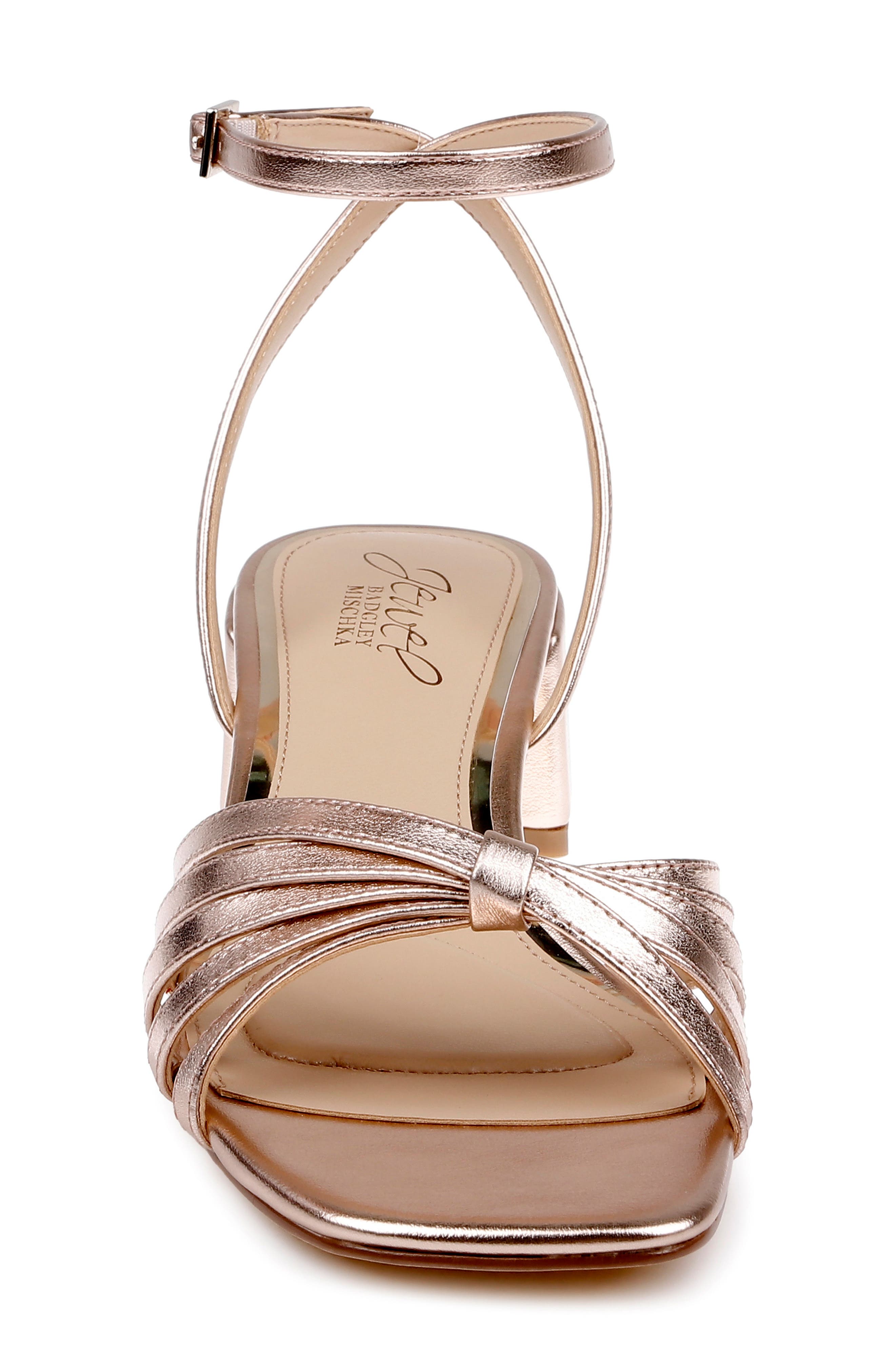 Pasco Ankle Strap Sandal, Alternate, color, ROSE GOLD LEATHER