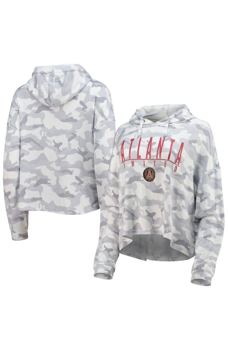 CONCEPTS SPORT Women's Concepts Sport Gray Atlanta United FC Composite Hoodie T-Shirt, Main, color, 