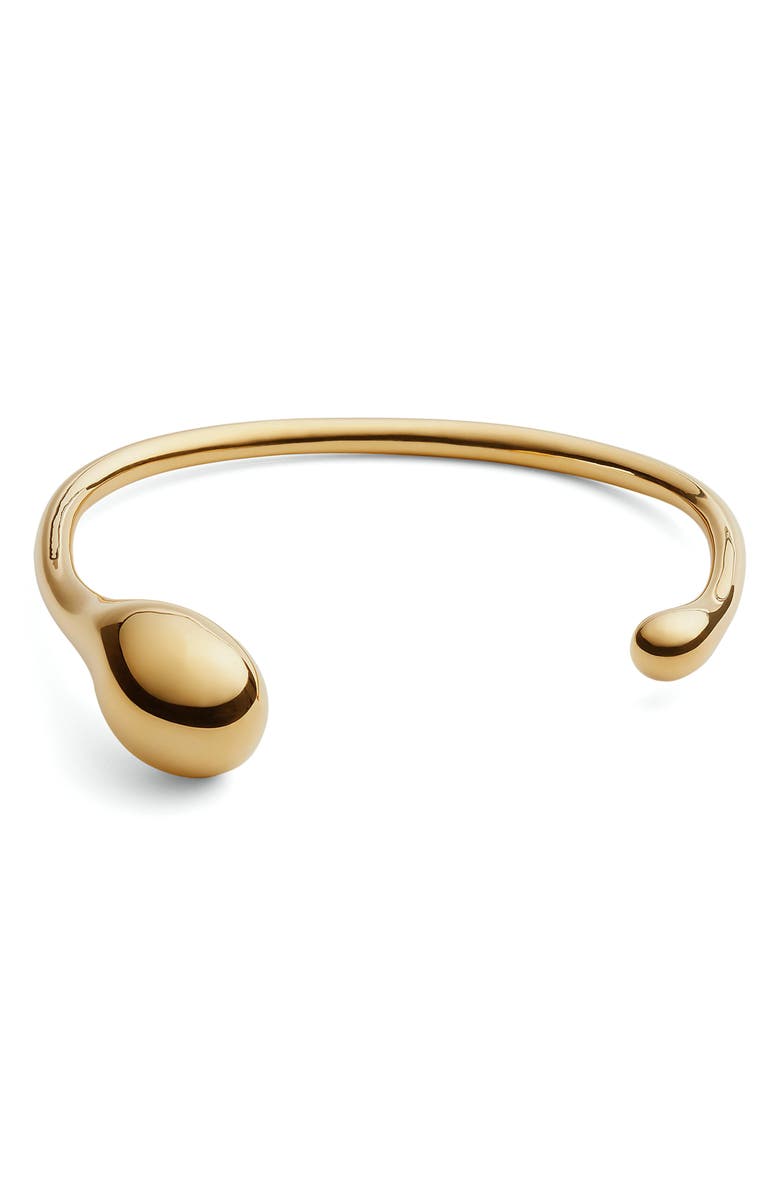 Bottega Veneta Frills Collar Necklace, Alternate, color, Yellow Gold