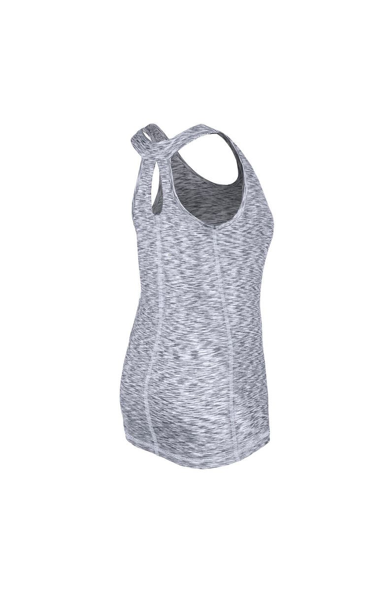 New Era Women's New Era Navy Boston Red Sox Space Dye Keyhole Back Tank Top, Alternate, color, Navy