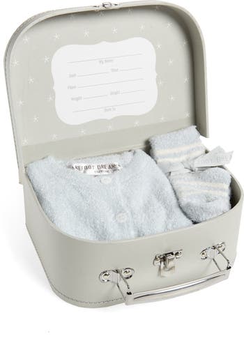 CozyChic<sup>®</sup> Lite Classic Cardigan, Pants, Socks, Beanie & Suitcase Set