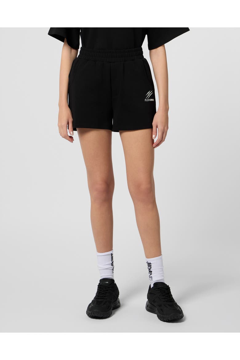 Loose Fit Shorts Icon Scratch Women, Main, color, black