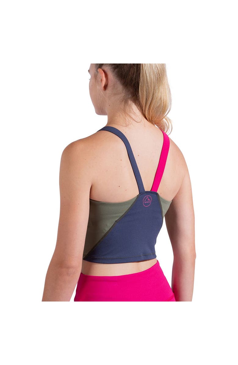La Sportiva Cosmosis Bra Tank Top - Women's, Alternate, color, Cypress/Night Sky
