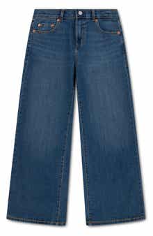 Kids' High Waist Baggy Jeans