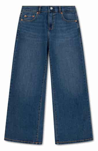 Kids' High Waist Baggy Jeans