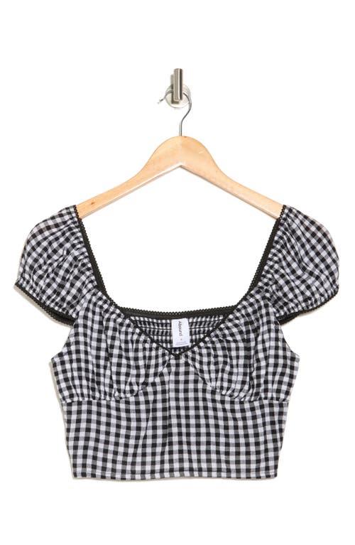 Abound Smocked Cap Sleeve Crop Top