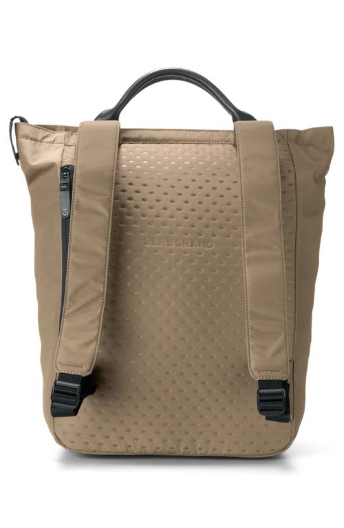 Cole Haan Clarkson Nylon Backpack In Irish Coffee/black
