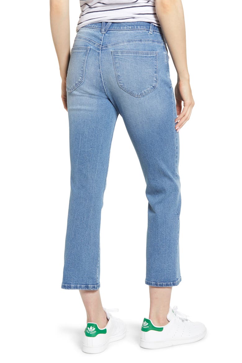 High Waist Kick Flare Jeans (Nordstrom Exclusive), Alternate, color, LIGHT WASH