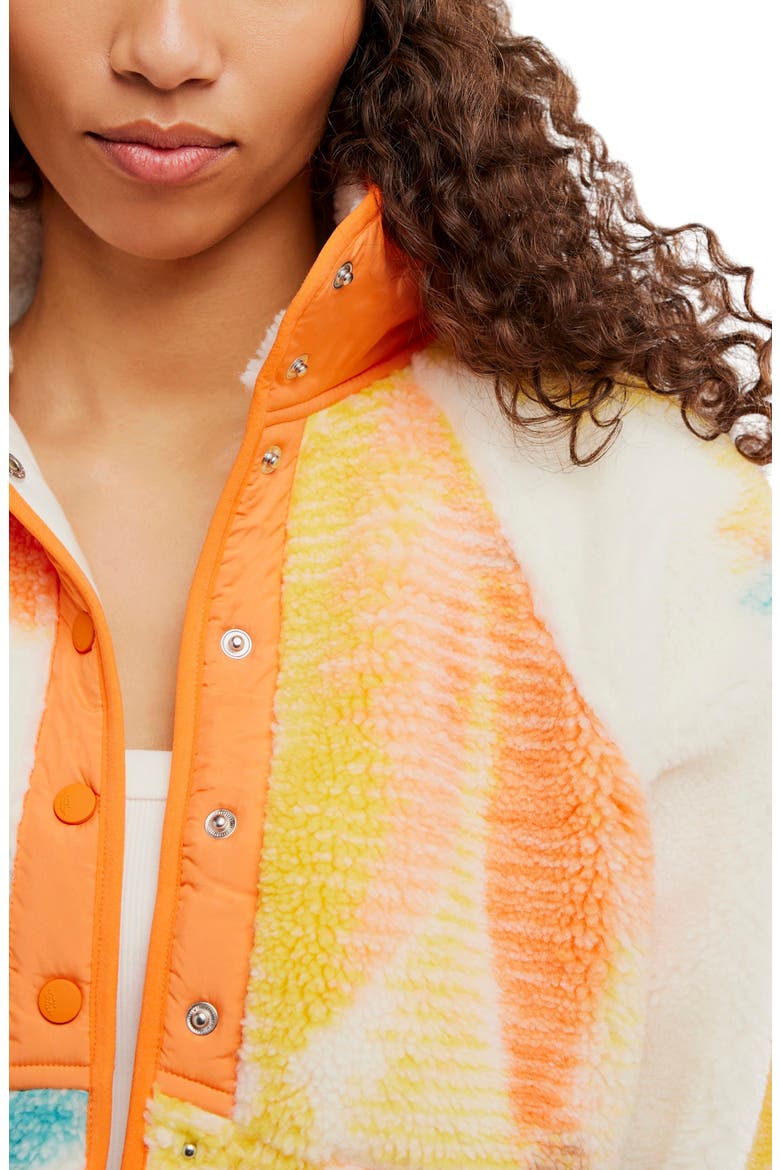 FP Movement Rocky Ridge Fleece Jacket, Alternate, color, MAVERICK FLORAL-IVORY