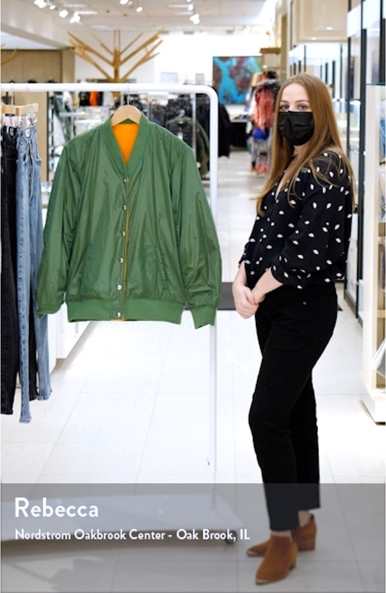 Reversible Fleece Bomber Jacket, sales video thumbnail