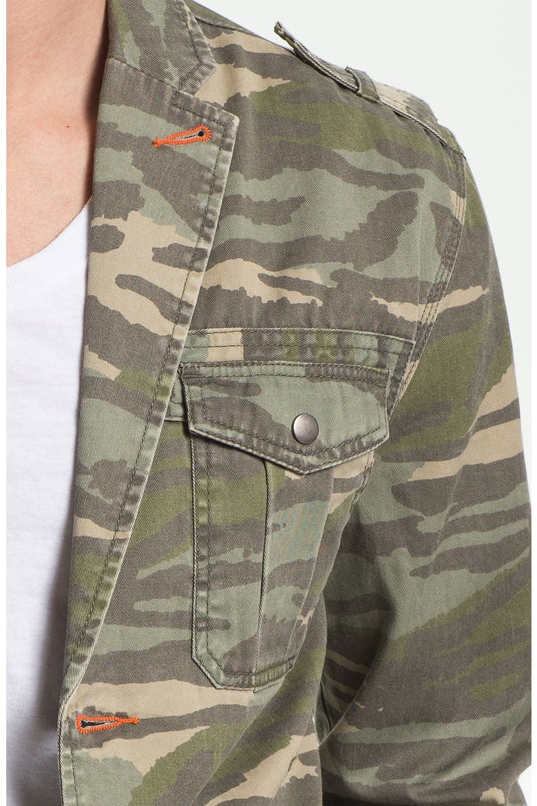 Camo Print Blazer, Alternate, color, TIGER CAMO