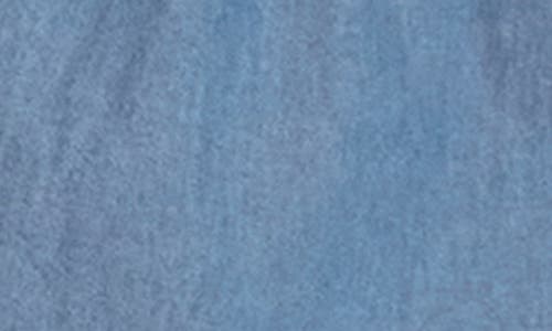 Boden Smock Detail Long Sleeve Cotton Chambray Midi Dress In Blue