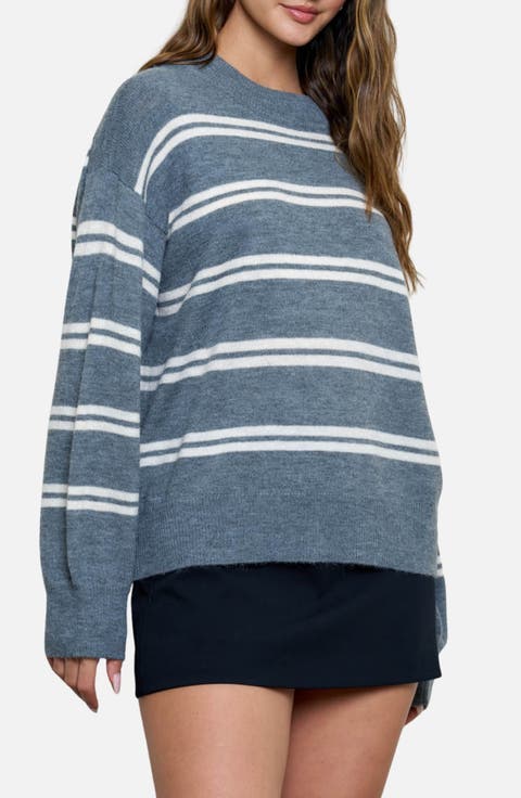 Stripe Crewneck Sweater