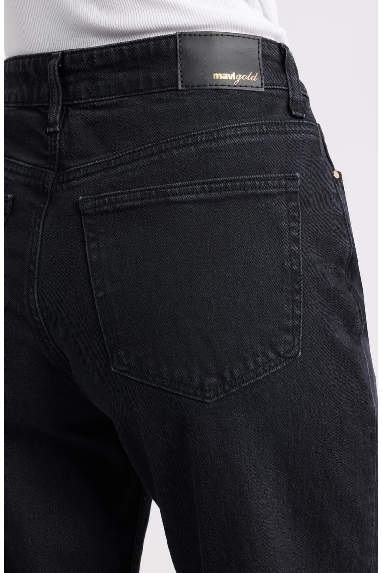 Taylor High Waist Wide Leg Jeans, Alternate, color, DARK SMOKE GOLD PREM