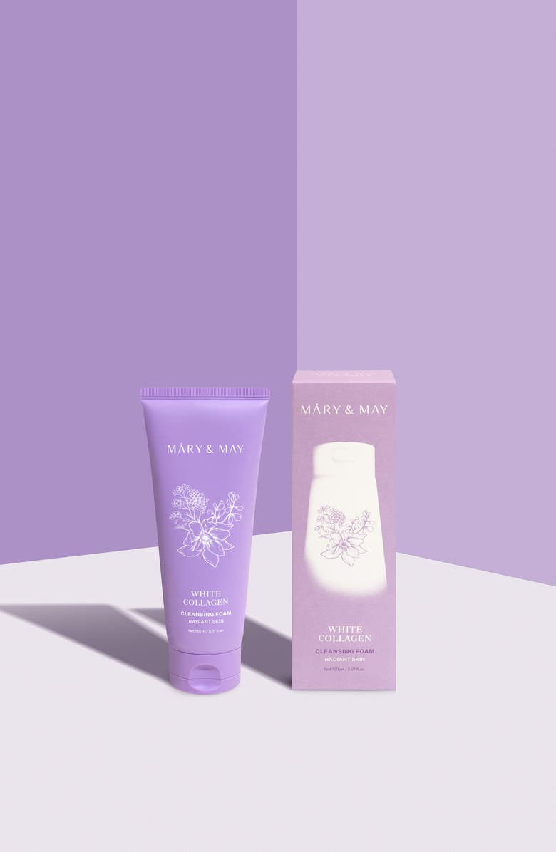 Mary&May White Collagen Cleansing Foam, Alternate, color, 
