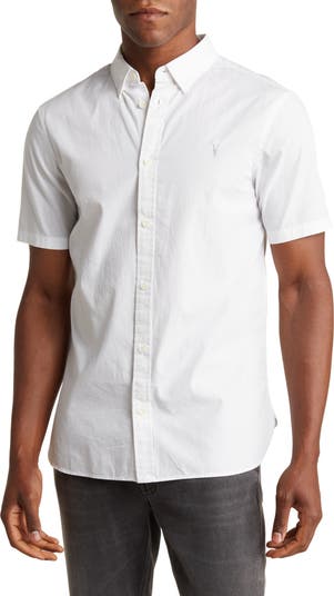 AllSaints Men's Riviera Short Sleeve Button-Up Shirt - Black - Casual shirts AllSaints Men's Riviera Short Sleeve Button-Up Shirt - Black - Casual shirts