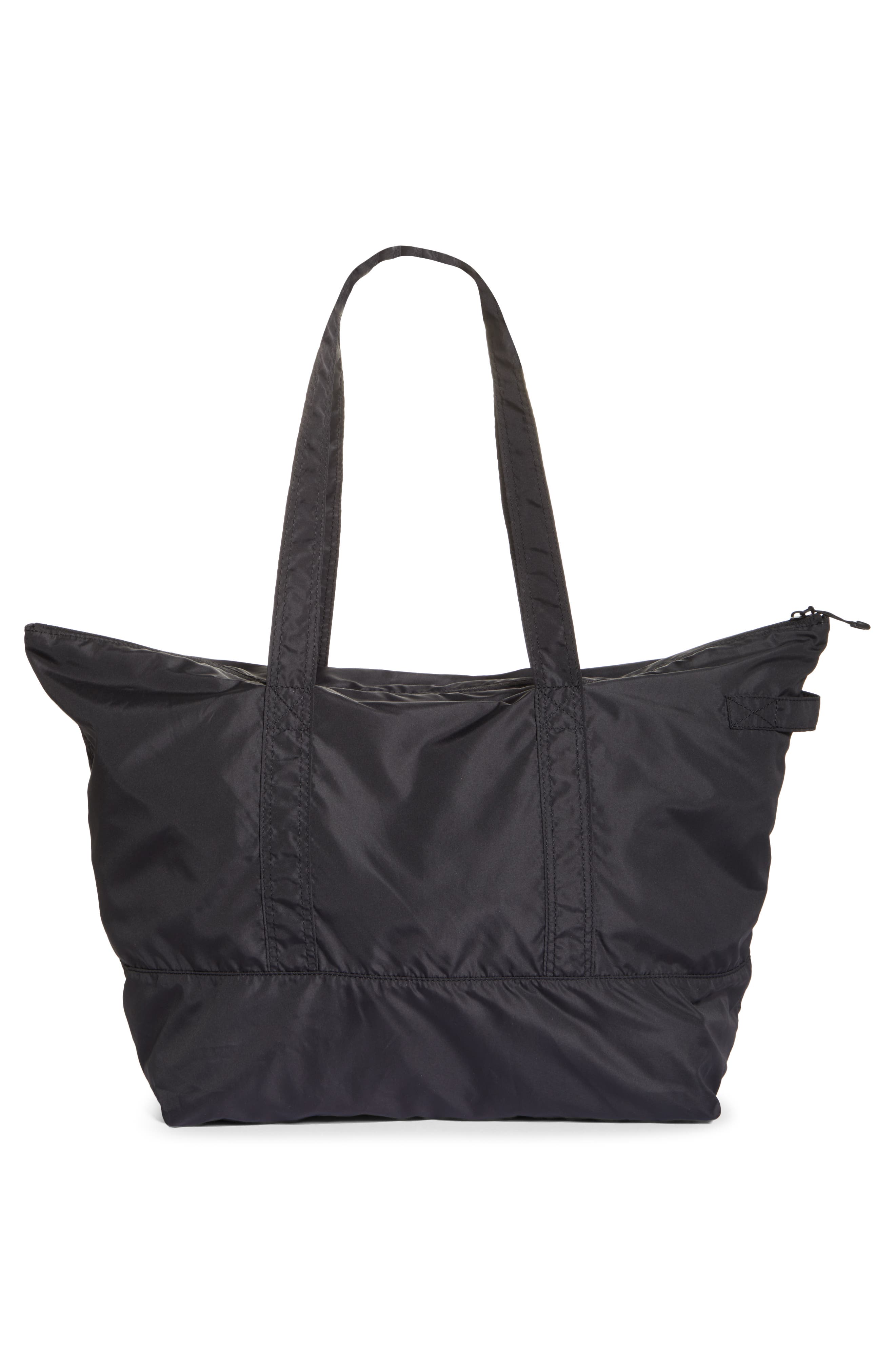 Ganni Large Nylon Tote, Alternate, color, 