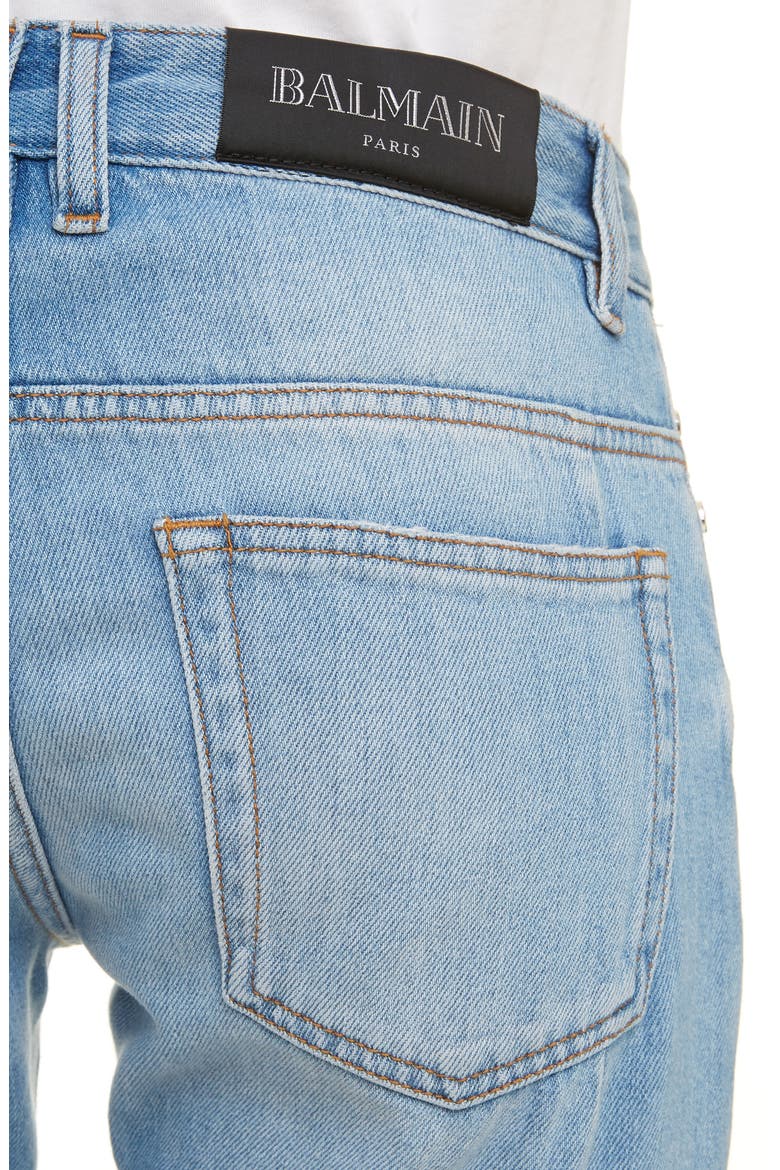 Straight Fit Jeans, Alternate, color, BLEU JEAN