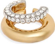 DEMARSON Vida Pavé Crystal Ear Cuff