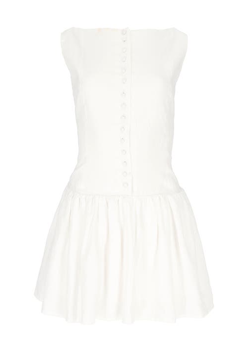 Prime of Lime Ana Maria Dress in White  product