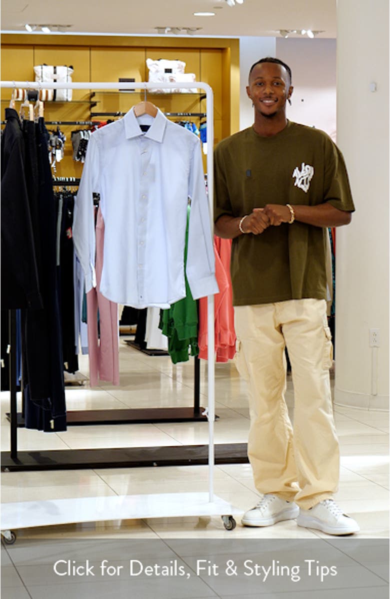 Trim Fit Microdot Print Dress Shirt, sales video thumbnail