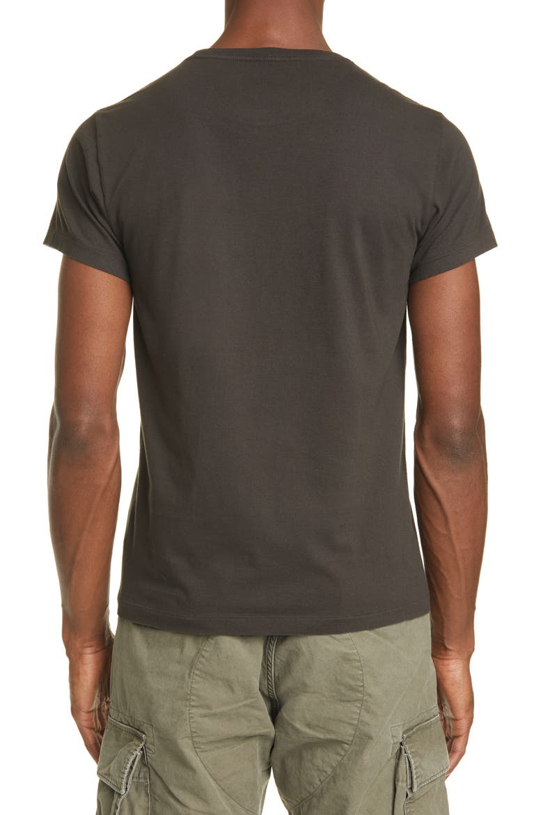 RRL Logo Graphic Tee, Alternate, color, FADED BLACK