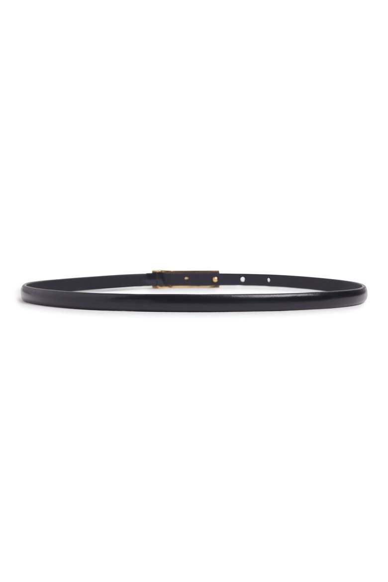 The Lady Leather Belt, Alternate, color, BLACK / GOLD