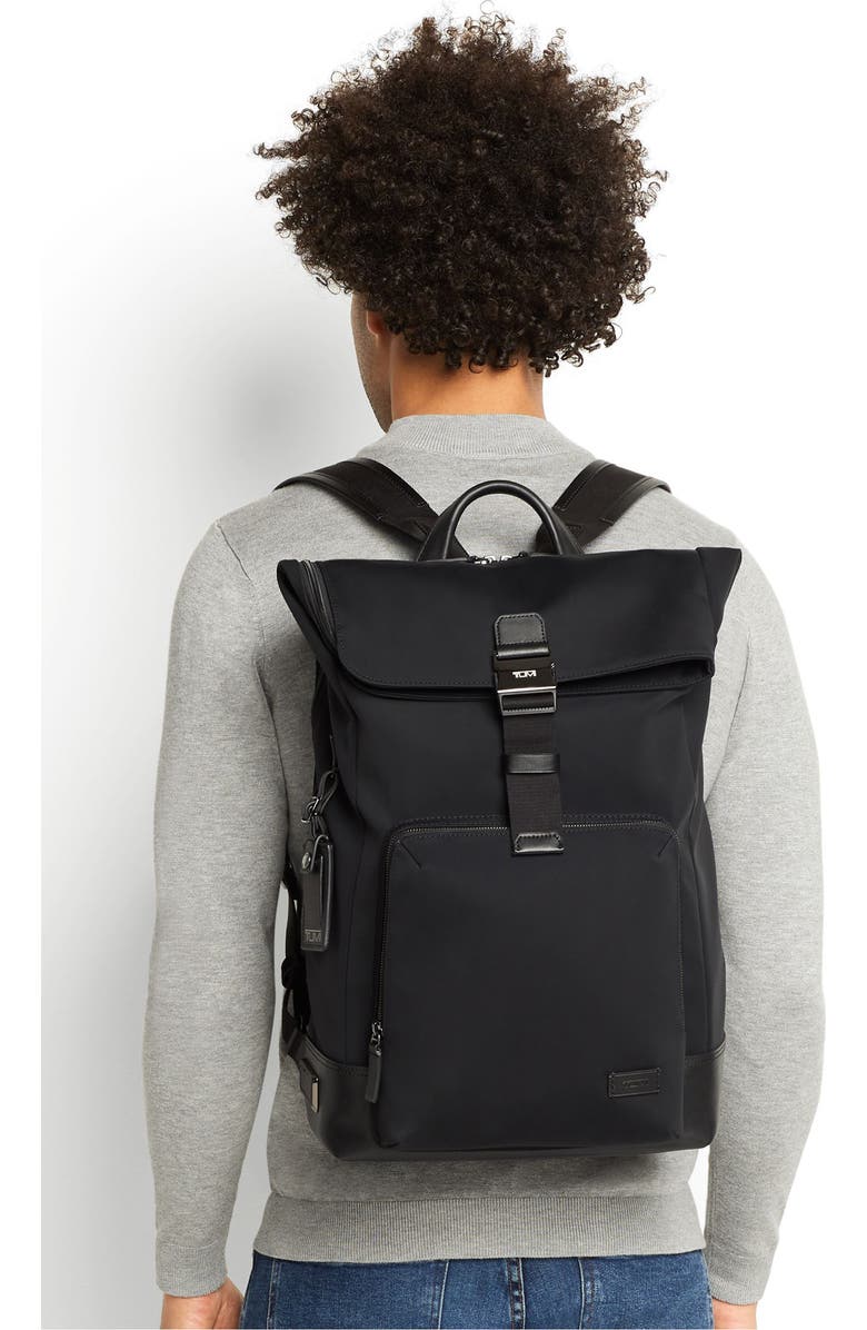 TUMI Harrison Oak Rolltop Backpack, Alternate, color,