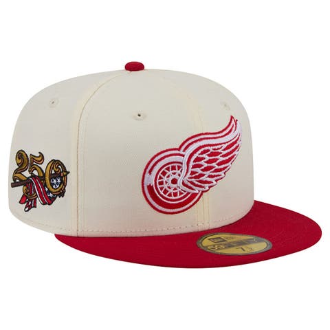 Men's New Era  Cream Detroit Red Wings America's 250th Two-Tone 59FIFTY Fitted Hat