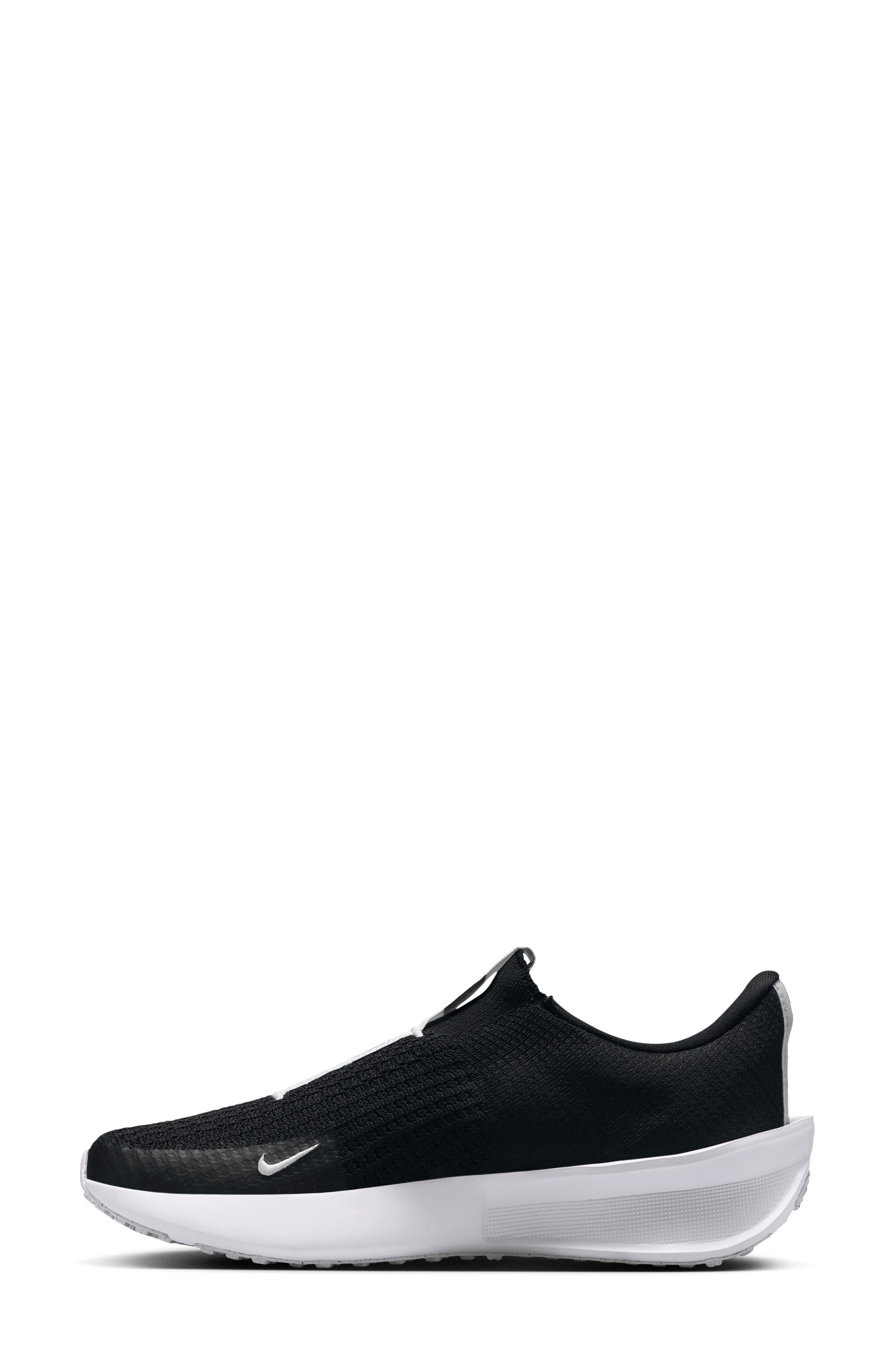 Nike Interact Run EasyOn Running Sneaker, Alternate, color, Black/ White/ Black